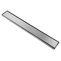 60x8CM 304 Stainless Steel Concealed Tile Insert Long Shower Floor Drain Bathroom Invisible Rectangle Ceramic Tile Linear Drain