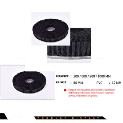 1000mm External diameter Wire Wheel Brush Auto Scrubber Floor Scrubbing Brush for Floor Cleaning