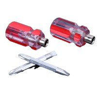 Mini Slotted Phillips transparent dual-purpose adjustable magnetic telescopic screwdriver