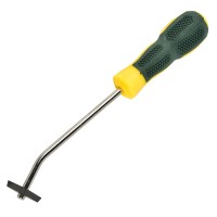 Tungsten steel diamond head*2 grout remove tool with screwdriver handle